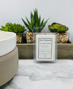Our Cashmere Plum Soy Wax Melts are the perfect handmade candle gift for her or for your home!