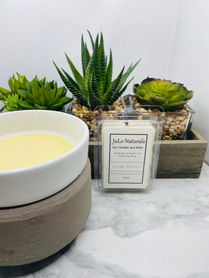Our Creme Brulee Soy Wax Melts are the perfect handmade candle gift for her or for your home!